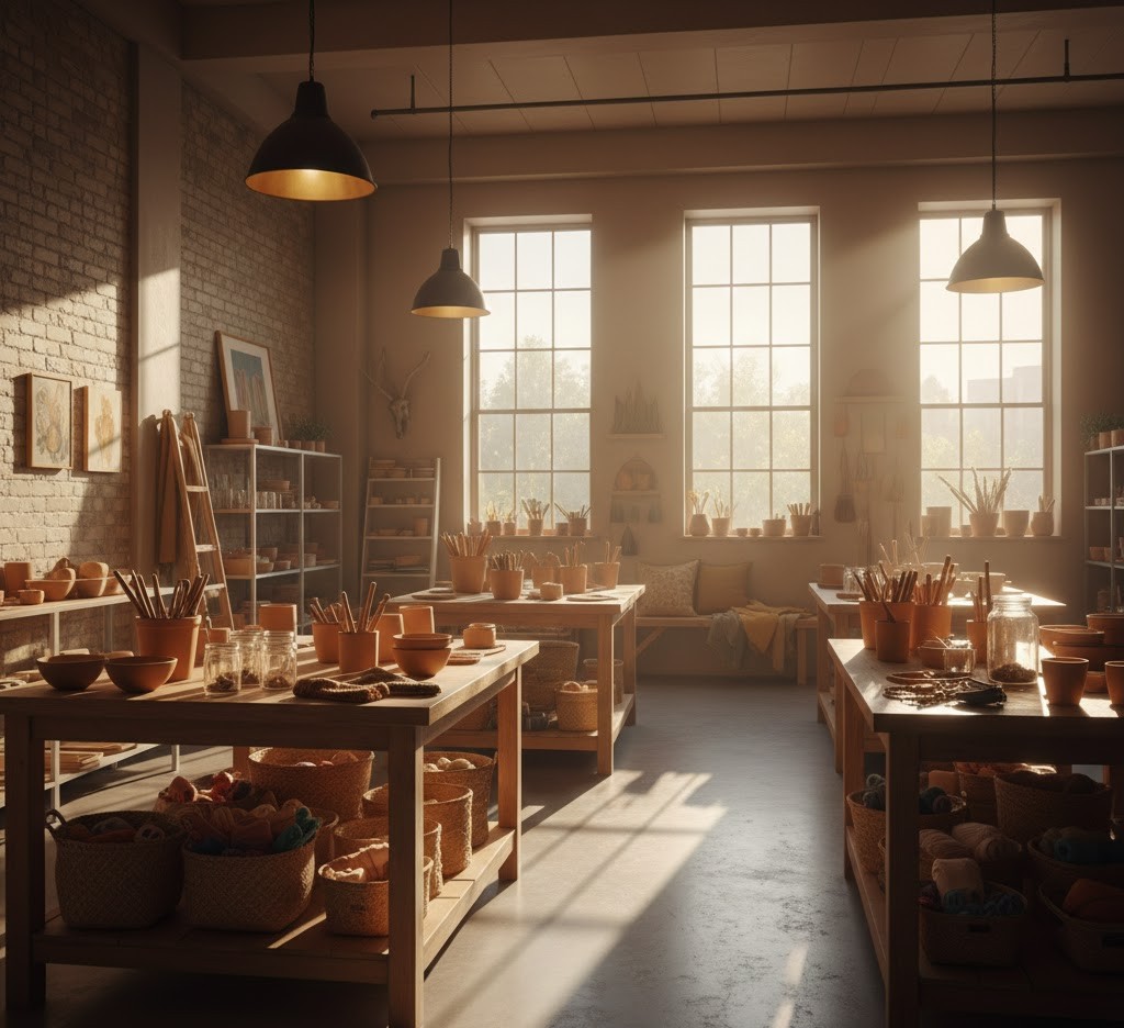 Craft workshop studio