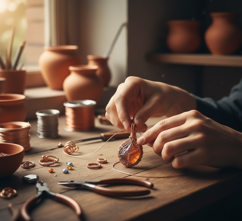 Wire wrapping workshop